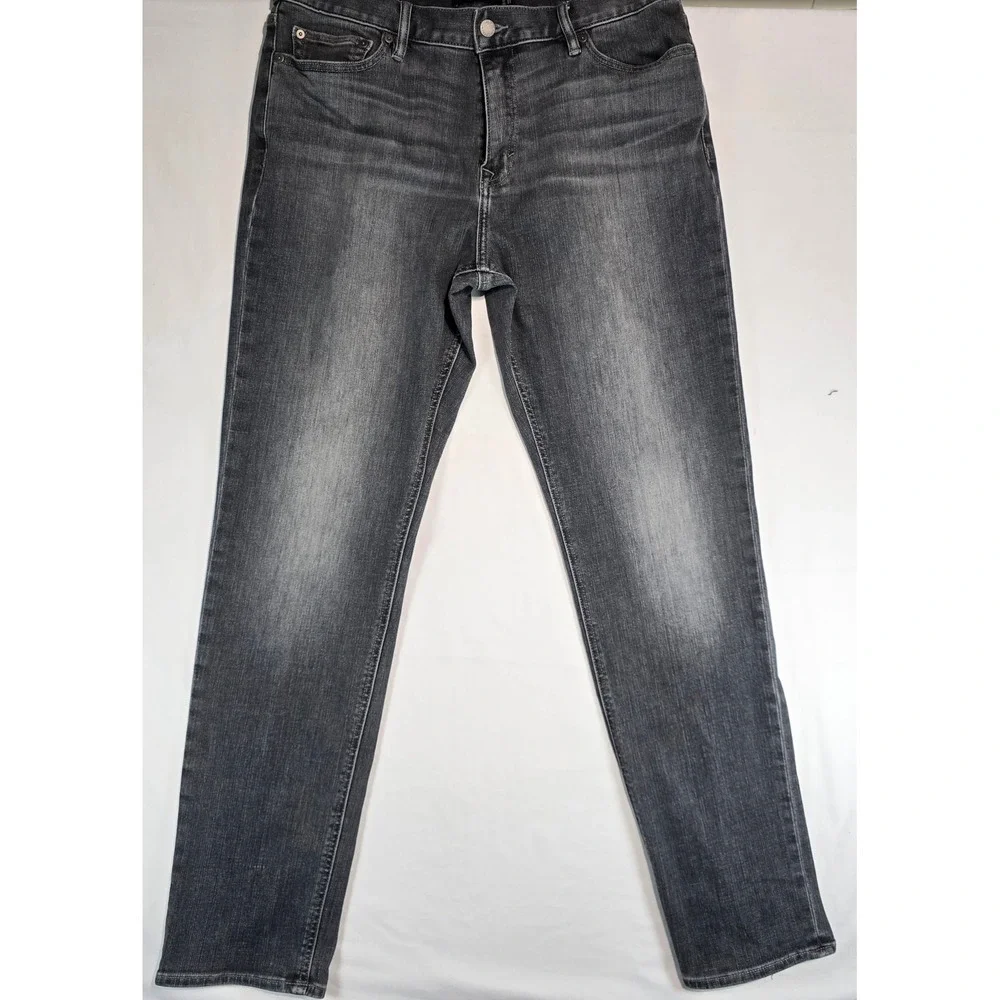 Banana Republic Slim Fit Jeans Mens 35x36 Faded Black Denim 713565 HO20